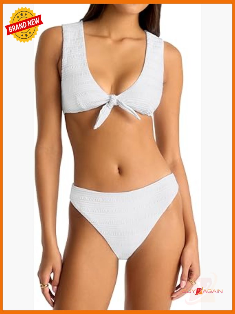 High Leg Full Coverage Bikini Bottom Mid Rise Swimsuit Separate